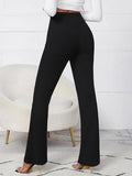 Dhruvi Trendz Womens Spandex Trousers Regular Fit Trousers (Dt-Tr-703_Black_Xl)