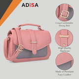 Adisa Women'S Sling Bag (Gr-Pink),Gr-Pink,,B0D2V72PGW