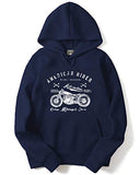 Adro Men'S Fleece Hooded Hoodie (H-M-Ame-Nb_Navy_Xl)