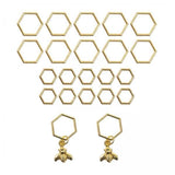 Trendivibe 2Xring Stitch Markers Crochet Marker Ring Marker For Sweater Weaving Tool