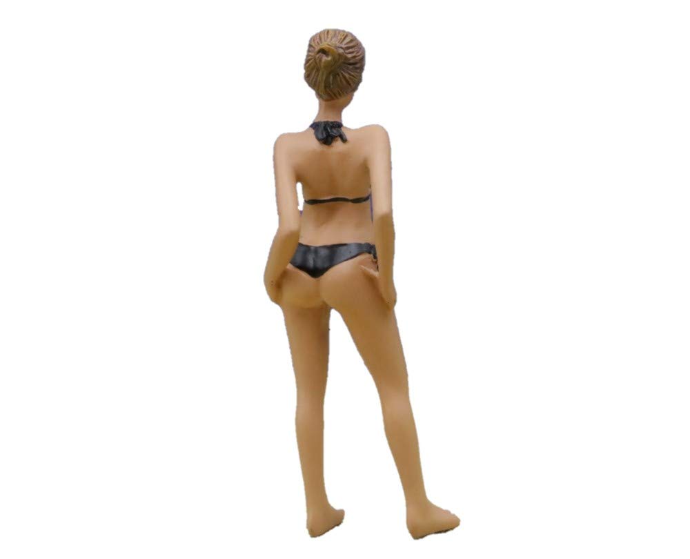 American Diorama April Bikini Calendar Girl Figure For 1/24 Scale Models