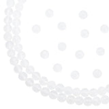 arricraft About 67 Pcs 6mm Natural Selenite Beads Strands, 15.7 1 Strand Undyed Natural Stone Beads Center Drilled Gemstone Loos