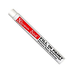 Markal LacquerStik Highlighter FillIn Paint Crayon, 3/8 Diameter, 41/4 Length, White (Pack of 12)