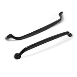 CABDM 2 Pack 10 inch Hole Center Matte Black Cabinet Pulls - Heavy Duty Solid Drawer Hardware Handles Kitchen Vanity Bathroom Ha