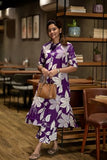Gosriki Women'S Rayon Viscose Straight Printed Kurta With Pant (Sunoni Purple-Vks01-Gs_S_Purple_Small),Purple,,B0DSKPXWXH