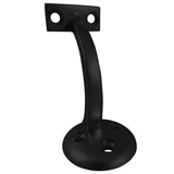 37/8 Heavy duty handrail bracket 3 hole flat black support de rampe robuste mat noir 37/8po
