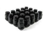 EZAccessory 20 Black Bulge Acorn Lug Nuts 14x1.5 Thread Size 3/4 Hex