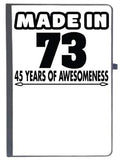 Udnag Ruled Notebook Diary Awesomeness | Made In 73, [A5 80Pages 80Gsm]