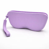 Harshti Silicone Makeup Pouch Waterproof Cosmetic Organizer For Travel, Soft ScratchProof Sunglass & Eyeglass Storage Case Wi