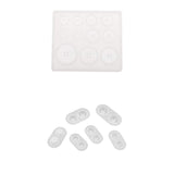 MERISHOPP 7 Set Various Shape Silicone DIY Jewelry Mold Resin Mould Baking Shape Mould