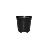 Hug A Plant | Heavy Duty 5 Inch Gropro Plastic Garden Pot For Home & Garden (Pack Of 1, Black) (5Inch|14Cm)