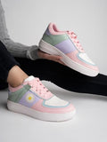 Shoetopia Girls Noni Pink Sneaker - 3 Uk (Girls-Noni-Pink),Pink,3,B0CRNSQJ8D
