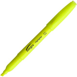 Integra 36181 Pen Style Highlighter, Chisel Tip, 12/PK, Fluorescent Yellow