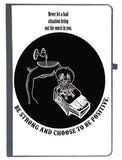 Udnag Ruled Notebook Diary Be Positive | Be Strong And Choose To Be Positive, [A5 80Pages 80Gsm]