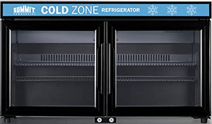 Summit Appliance Scr3502Dll Countertop Shallow Depth Single-Zone Commercial Refrigerator For Freestanding Use With French Glass 