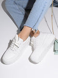 Shoetopia Women'S Platform Heel Sneakers White,White,3,B0BY6VZH25
