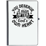 Udnag Ruled Notebook Diary Couple | You Deserve A Man After Own Heart, [A5 80Pages 80Gsm]