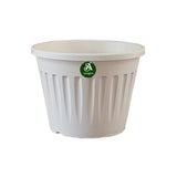 Sai Agro 16 Inch White Flower Pot Pack Of 5 Indoor And Outdoor Use Plant Container/Planter Big Size For Trees
