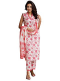 SHIENZY Womens Cotton Blend Kurta and Pant (SHZ1429_Maroon_2XL)