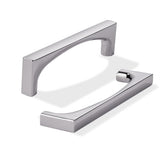 khtumeware 10 Pack Solid Handles 4-Inch(102mm) Polished Chrome Cabinet Pulls,Heavy Duty for Kitchen Cabinets, Cupboards, Drawers
