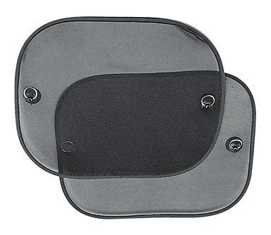 Custom Accessories Side Window Sun Shades 17.5 X 14.5 Blk