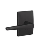 Schlage Custom FC172 ELR 622 CEN Eller Non-Turning Lever with Century Trim, Matte Black