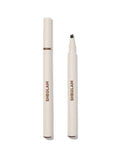 SHEGLAM Feather Better Liquid Eyebrow Pencil Long Lasting Smudge Proof Waterproof Natural Fuller Eye Brow Pen - Dark Brown