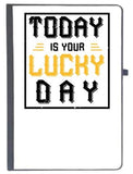 Udnag Ruled Notebook Diary Lucky Day | Today Is Your Lucky Day, [A5 80Pages 80Gsm]