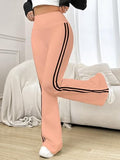 Toplot Women'S Flare Leg Bell Bottom Pants Trouser (Pant-5159-Peach-28),Peach,28,B0CVN45HW3