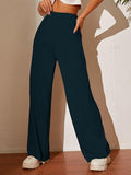 Toplot Women'S Ribbed Knit Wide-Leg Pants(Jqrd-Trouser-5252-Teal-36),Teal,36,B0F296RNJ9