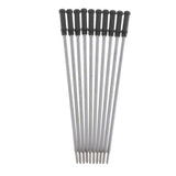 ECOMISTIQ 2x10pcs/Pack Metal Ballpoint Pen Refills Ink Ball Point Pen Replacement Black | Pens & Markers | Drawing & Painting |