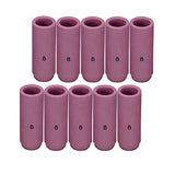 RIVERWELD TIG Alumina Nozzles Ceramic Shield Cups 10N46 8# 1/2 12.5mm Orifice & D12.5 x 47mm for QQ300 PTA DB SR WP 17 18 26 TIG