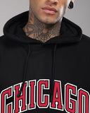 Adro Men'S Cotton Neck Hooded Sweatshirt (H24-Cago-Bl-2Xl_Black)