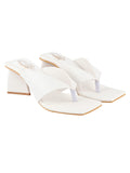Shoetopia Women'S Block Heel Sandal,White,8,B0BSCBJ6FK