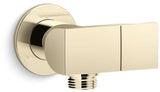 KOHLER 98354-AF EXHALE SUPPLY ELBOW WITH BRACKET, Vibrant French Gold