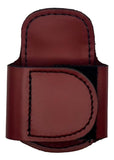 BATCLIP - Red - The Original Leather Stethoscope Holder | Handmade in Maine | Sturdy Hip Clip | No More Neck Carrying or Loss
