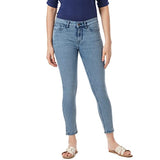 Inkd Women'S Buttersoft Mid-Rise Skinny Fit Jeans- Stretchable,Sky Why,Sky Why,28