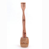 The Bamboo Bae Neem Wood Tongue Cleaner With Holder|Handmade&Anti Bacterial Natural Scraper|Healthy Oral Care|Tongue Cleaner Com