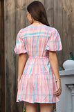 Leriya Fashion One Piece Dress For Women| Midi Dress For Women| Birthday Dress For Women (Small, Pink)