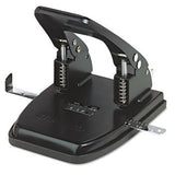 Universal TwoHole Punch PUNCH,2 HOLE,BLACK (Pack of20)