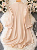 Leriya Fashion Rayon Women Above The Knee Western Dress (Lf-Wd1099&Wd1143_Cream&Green,Cream&GreenApparel,XL