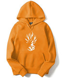 Adro Men'S Cotton Neck Hooded Sweatshirt (H21-M-Gok-Mu_Mustard_2Xl)