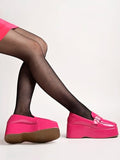 Shoetopia Women'S Block Heel Pumps Pink,Pink,5,B0CNVPLF4F