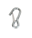 Whitecap S-4043, 4-1/16 Long Spring Hook, Galvanized Steel