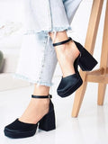 Shoetopia Girls Sasy Black Heeled Sandal - 4 Uk (Girls-Sasy-Black),Black,4,B0CQK67N13
