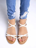Shoetopia Girls Gf-5 White Flat Sandal - 5 Uk (Girls-Gf-5-White),White,5,B0CRPFHC17