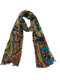 Cashmere CraftwomenS Printed Scarf (Ov4_Animal Multi_Free Size)
