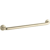 KOHLER K-10542-AF Traditional 24-Inch Grab Bar, Vibrant French Gold
