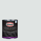 Glidden Interior Paint + Primer: Blue/Gray Glimpse, One Coat, Eggshell, 1-Quart