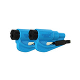 resqme, Inc. 04.100.02 resqme The Original Keychain Car Escape Tool, Made in USA, adult-unisex (Blue) - Pack of 2